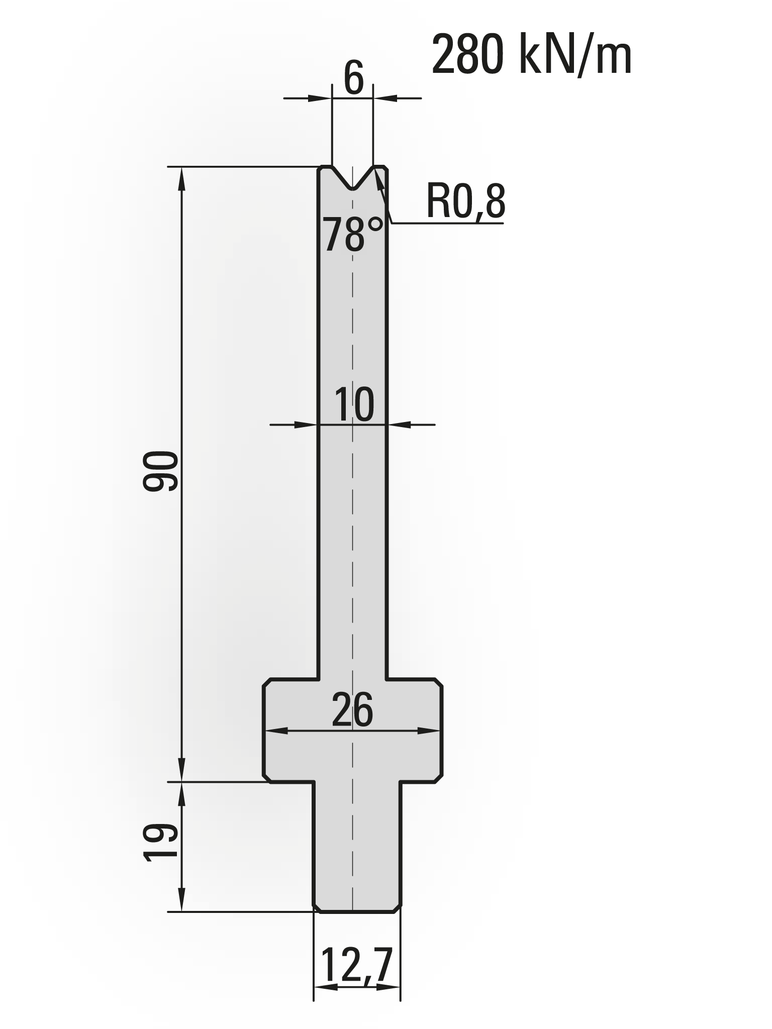 JM - Система LVD - 78°/V6/R0.8 Плашки H = 90 мм - Jaminnar