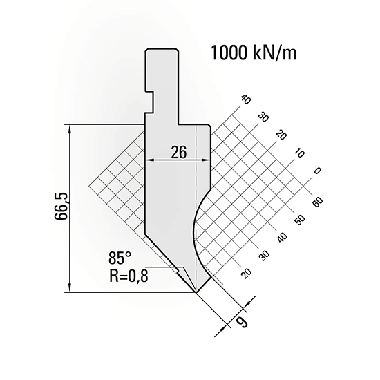 42CrMo4 material press brake upper tools