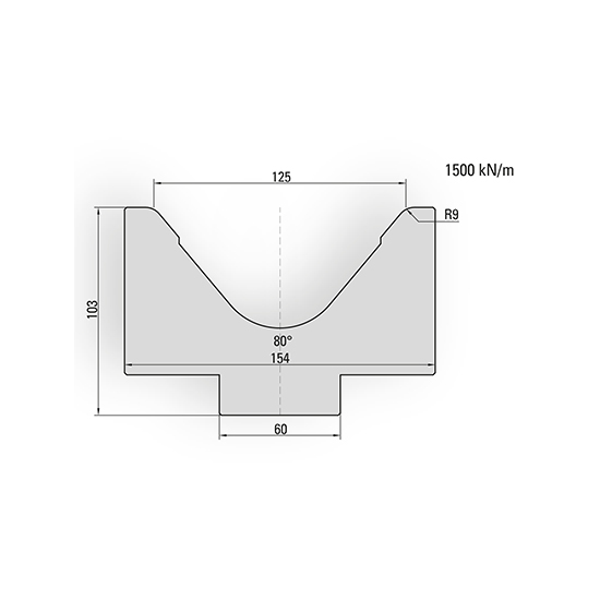 V125 press brake die tools