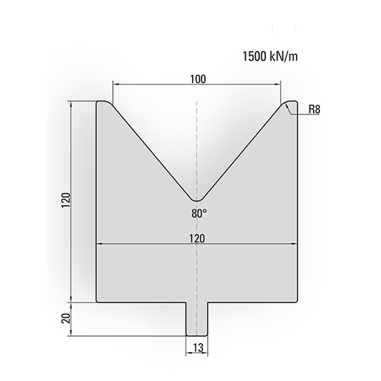 TRUMPF / Wila style press brake  lower dies