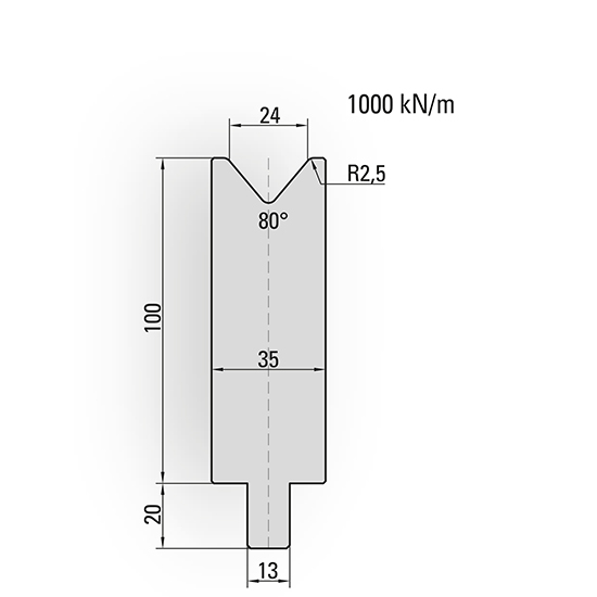 TRUMPF / Wila style press brake  lower dies