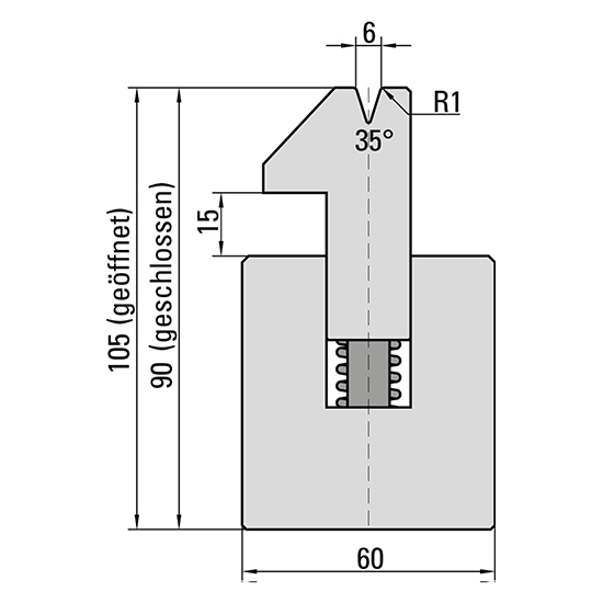 Spring Loaded Hemming Dies for Press Brakes